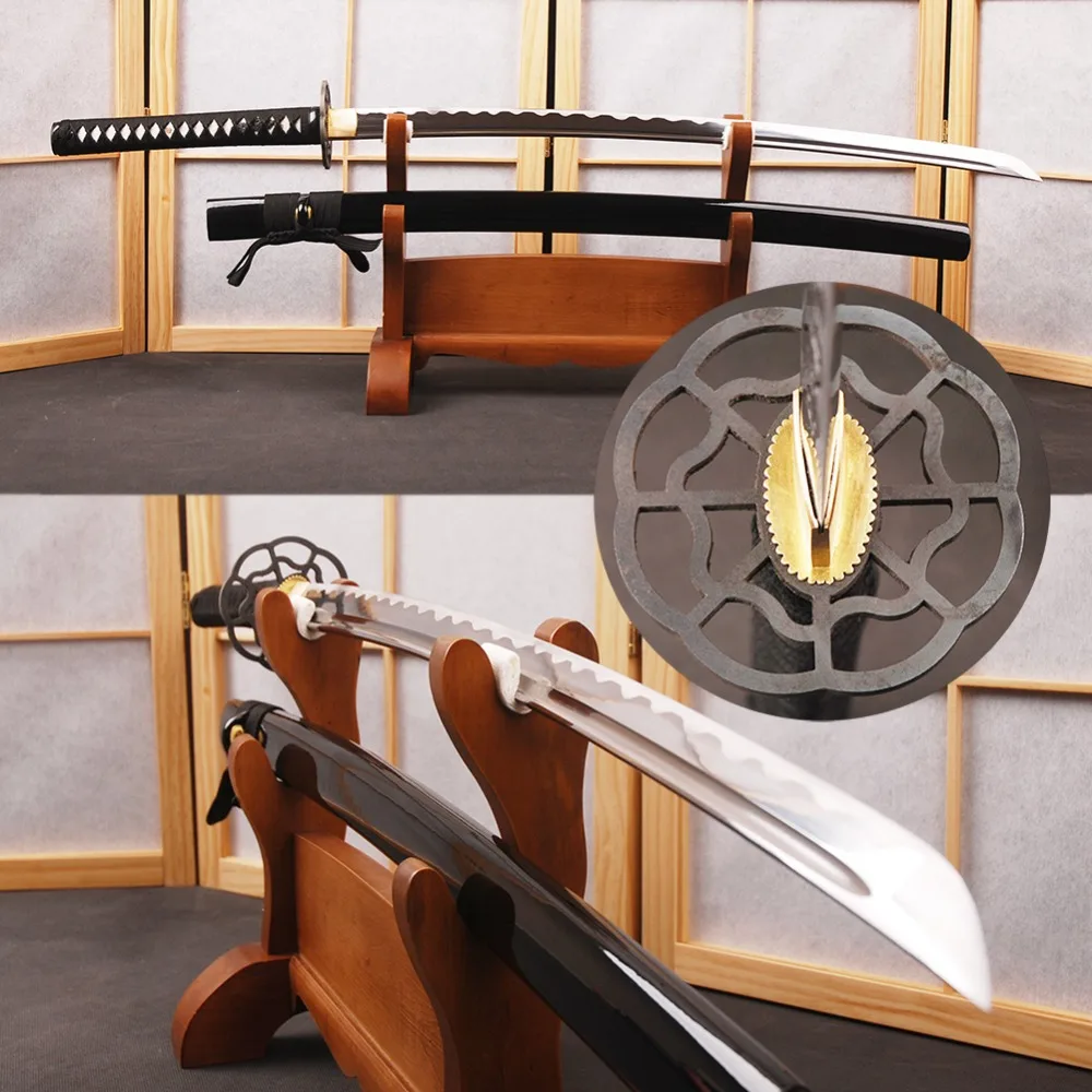 Günstige Die Letzten Samurai Japanische Katana Schwert Handgemachte High Carbon Stahl Full Tang Sharp Espada Tom Cruise Samurai Cosplay Schwert