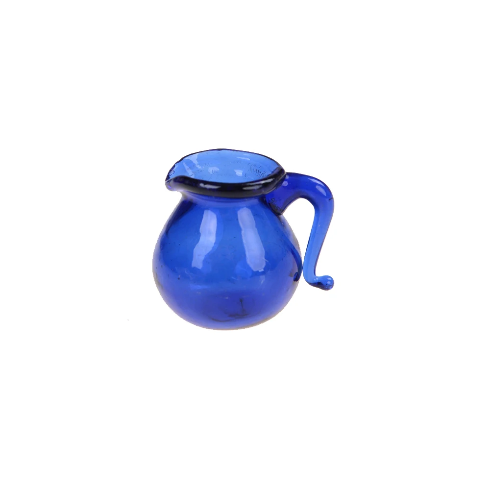6 Mini White Water Jug Dollhouse Miniatures Ceramic Kitchenware