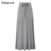 Edsplovd модные до талии длинными вертикальный юбка в полоску осень-зима Разделение низ обтягивает бедра элегантные юбки SE43