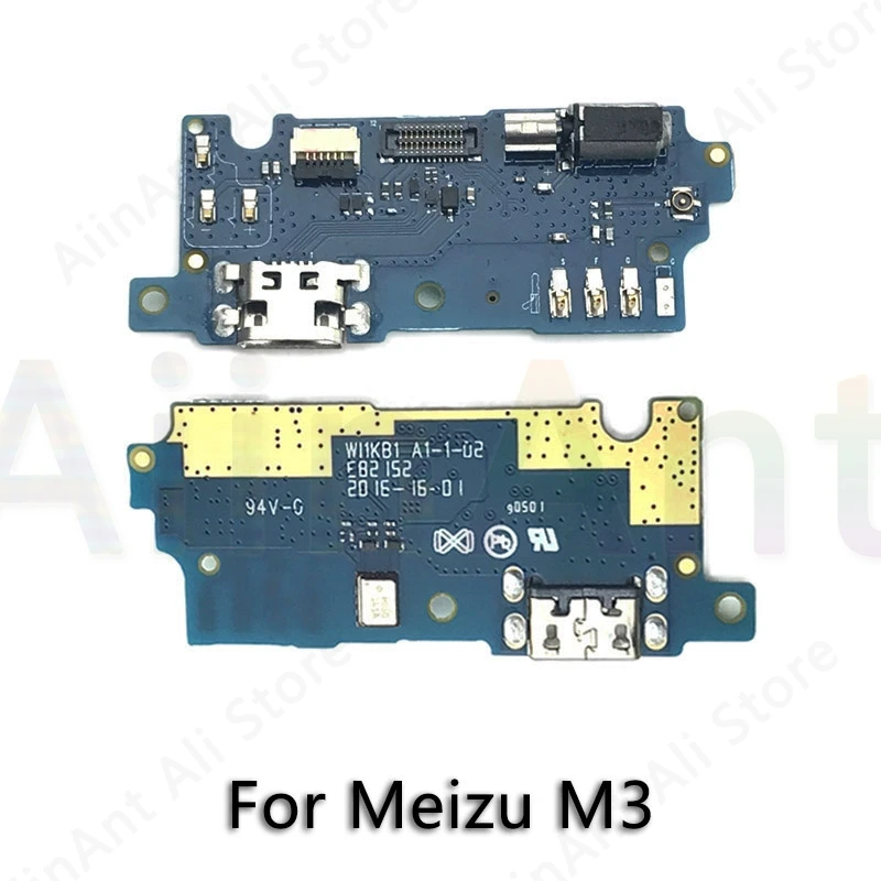 Оригинальная зарядная плата PCB Flex для Meizu M1 M2 M3 M3s M5 M5s M6 Note Mini U10 U20 USB порт разъем док-станция для зарядки гибкий кабель - Цвет: M3