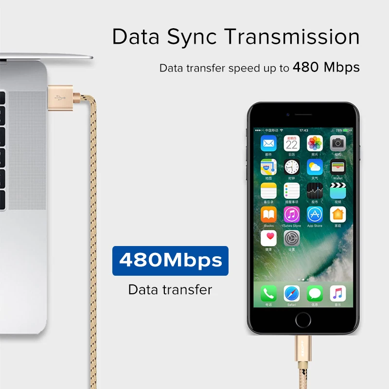 EECPT المصغّر usb كابل 2.4A المحمول شاحن USB للهاتف كابل سريع شحن سلك البيانات مزامنة سلك Microusb الحبل لسامسونج S7 S6 Xiaomi