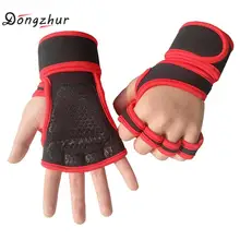 Вес тренировки с поднятием тяжестей перчатки для женщин и мужчин фитнес спорт бодибилдинг гимнастические гантели тренажерный зал руки ладони защитные перчатки 1 пара