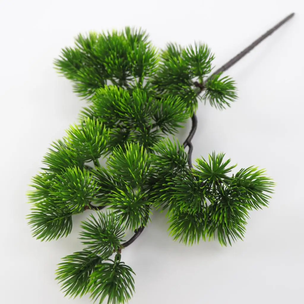 1xpcs Christmas Artificial Plants Evergreen Realistic Pine Picks For Flower Arrangements Wreaths