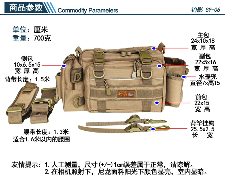 Высококачественная многофункциональная Рыболовная Сумка, рыболовные снасти, многофункциональная уличная наживка, сумка-мессенджер, водонепроницаемые тканевые карманы