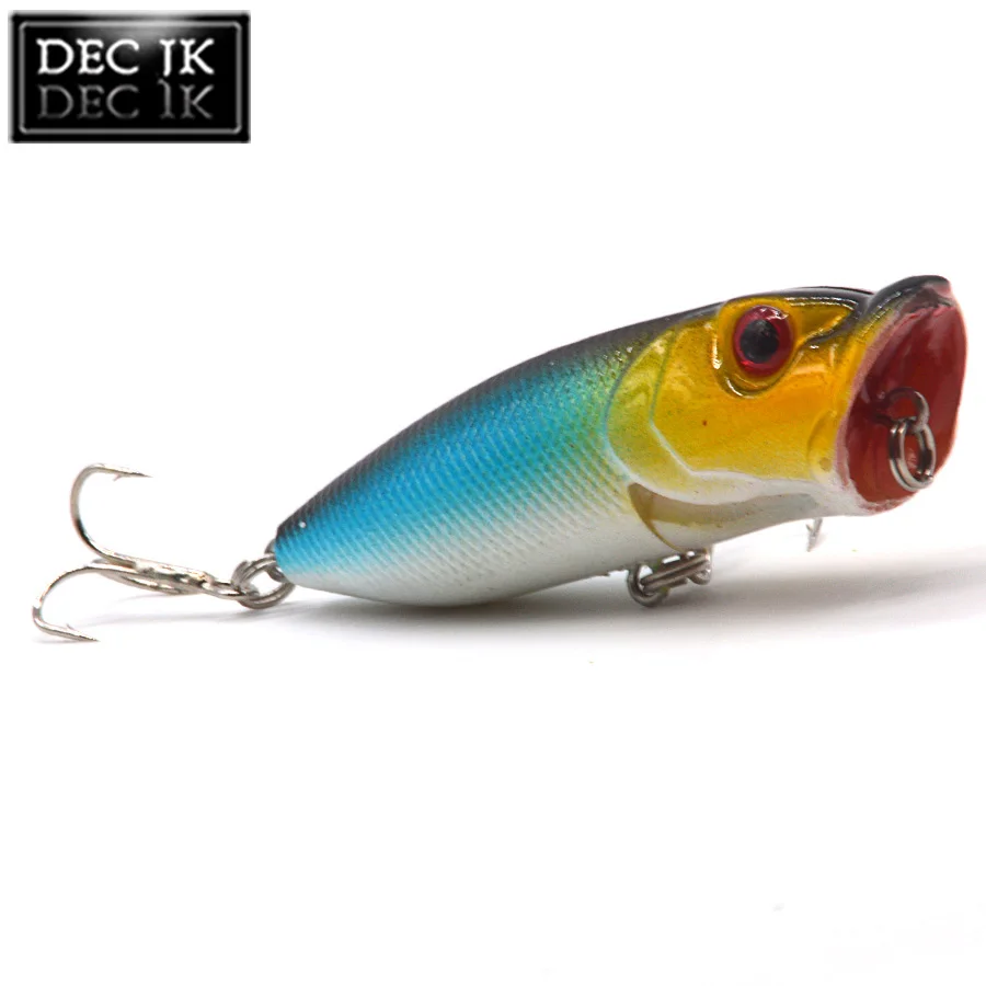 12PCS Poper Hard Artificial Laser Fake Bait Jerkbait Swimbait Lure For Fish Trolling Hooks Fishing Lures Sea Tackle Topwater (4)