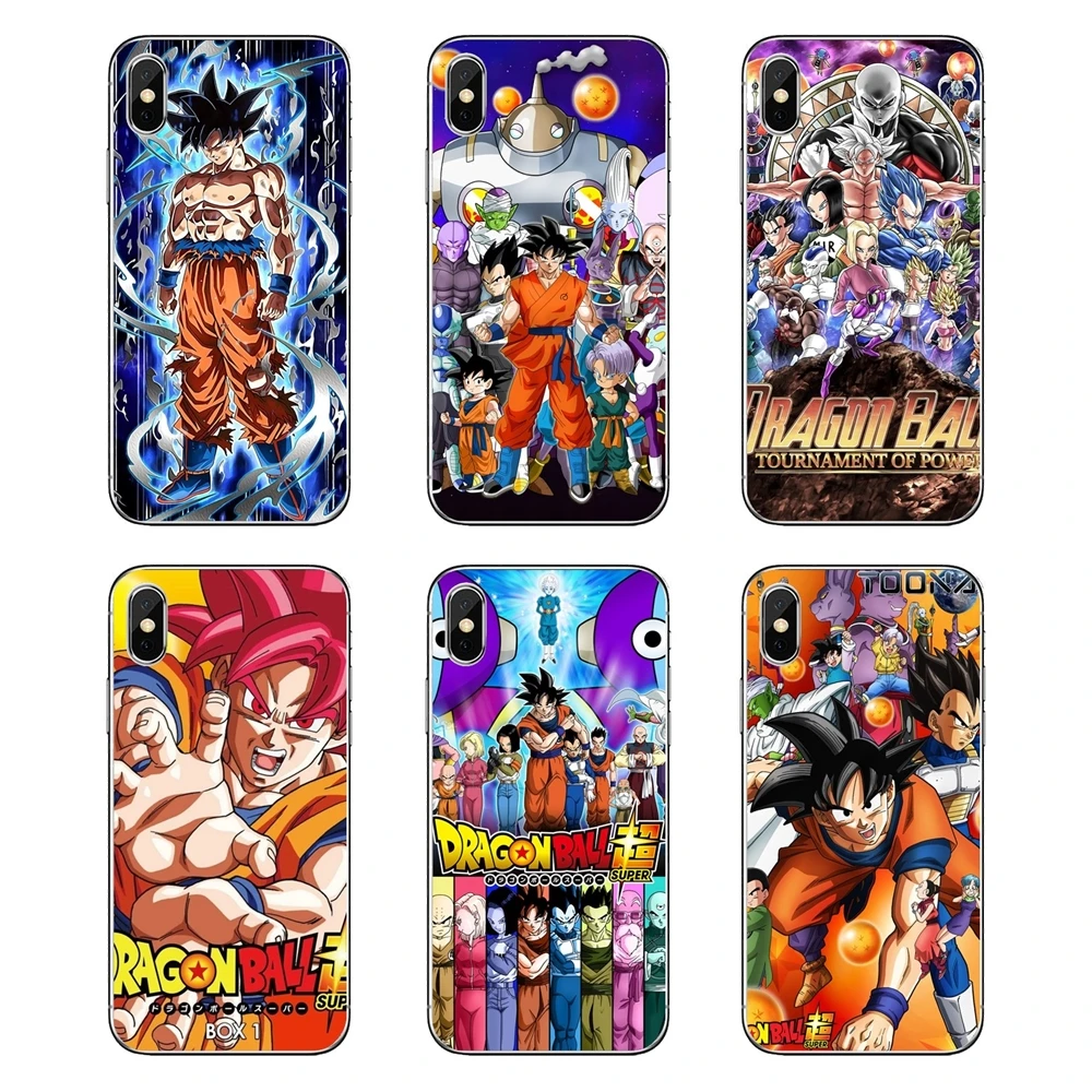 

For Motorola Moto X4 E4 E5 G5 G5S G6 Z Z3 G3 C Play Plus Dragon Ball Super Transparent Soft Shell Covers