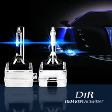 CARCTR 2 PCS Car Headlight Lamps LED Bulbs 35W Ceramic Bottom Xenon Headlights HID D1R 4300K-15000K Car Headlight Bulbs D1R