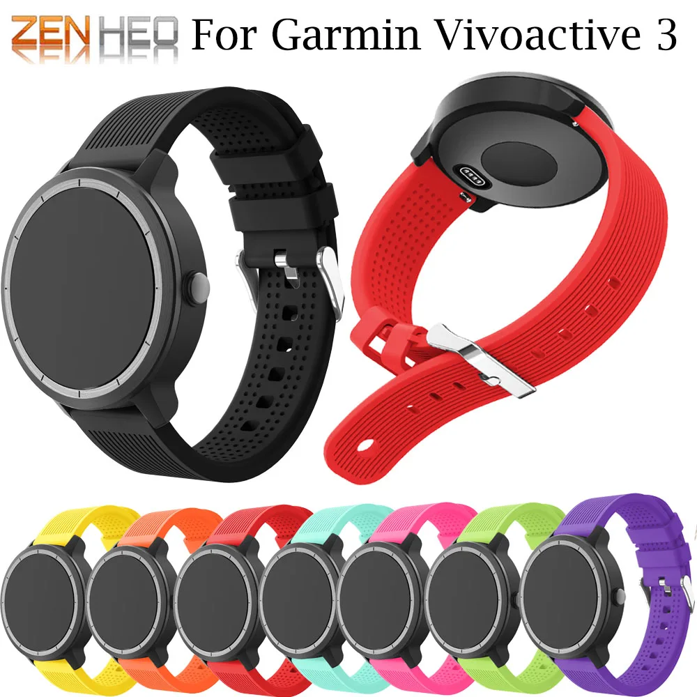 Силиконовый ремешок для наручных часов Samsung Galaxy Watch Active Band 42 мм S2 gear 20 смарт Garmin