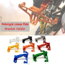Motorcycle License Plate Bracket indicator lights Frame Number Plate For For Honda CRF 250 450R X XT 225 250R XR250 400 600 650 polisport number plate white for honda crf 250r 450r 09 11