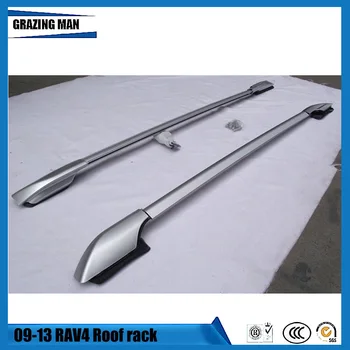 

High quality aluminium alloy for baggage roof rack luggage rail for 09~13 RAV4