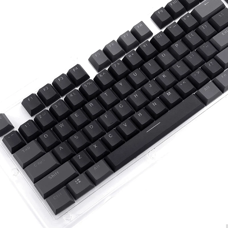 Полупрозрачная двойная съемка PBT 104 KeyCaps с подсветкой для Cherry клавиатура MX Переключатель