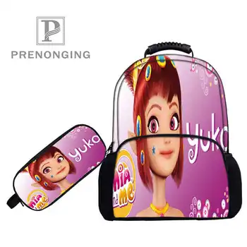 

Custom 17inch mia-bags me- Backpacks Pen Bags 3D Printing School Women Men Travel Bags Boys Girls Book Computers Bag#1031-3-1