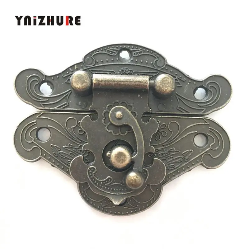 

66mm*52mm Jewelry Wooden Case Box Lock,Hardware Antique Bronze Hasp Locks