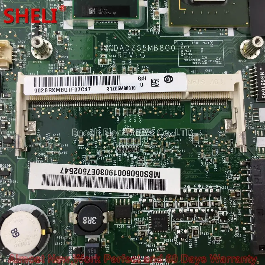 MOUGOL для acer Aspire One ZG5 A110 A150 DA0ZG5MB8G0 31ZG5MB0010MBS0506001 MB. S0506.001 материнская плата для ноутбука N270 Артикул