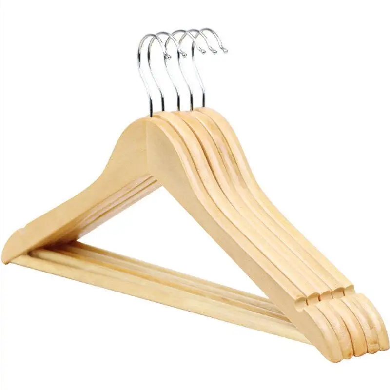 Hanger link Extra Wide Shoulder Suit Hangers, Wood Clothing Hangers for