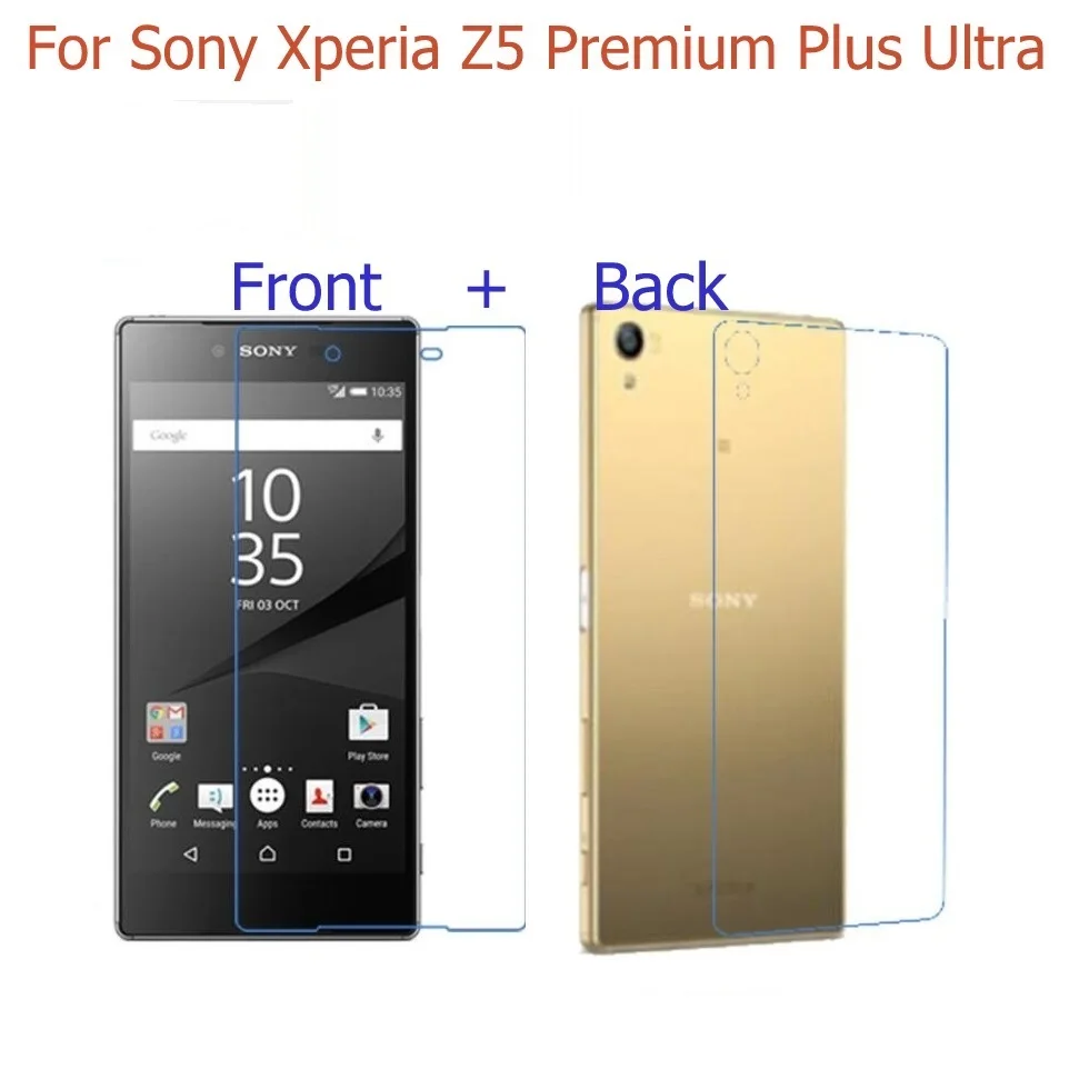 Передняя и задняя) HD прозрачный глянцевый и матовая пленка для sony xperia Z L36H Z1 L39H Z2 Z3 Z4 Z5 Premium Ultra plus Защитная пленка для экрана - Цвет: For SONY Z5P