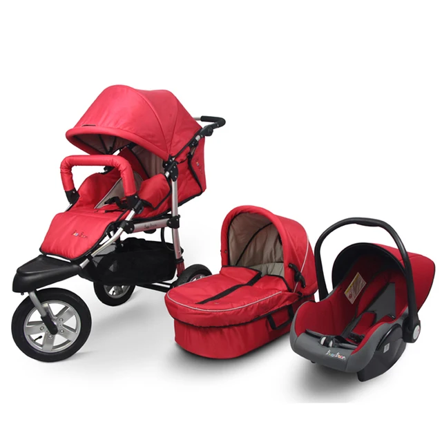 3 in 1 newborn baby stroller EU folding baby carraige off-road light buggiest sports baby stroller - Image 3