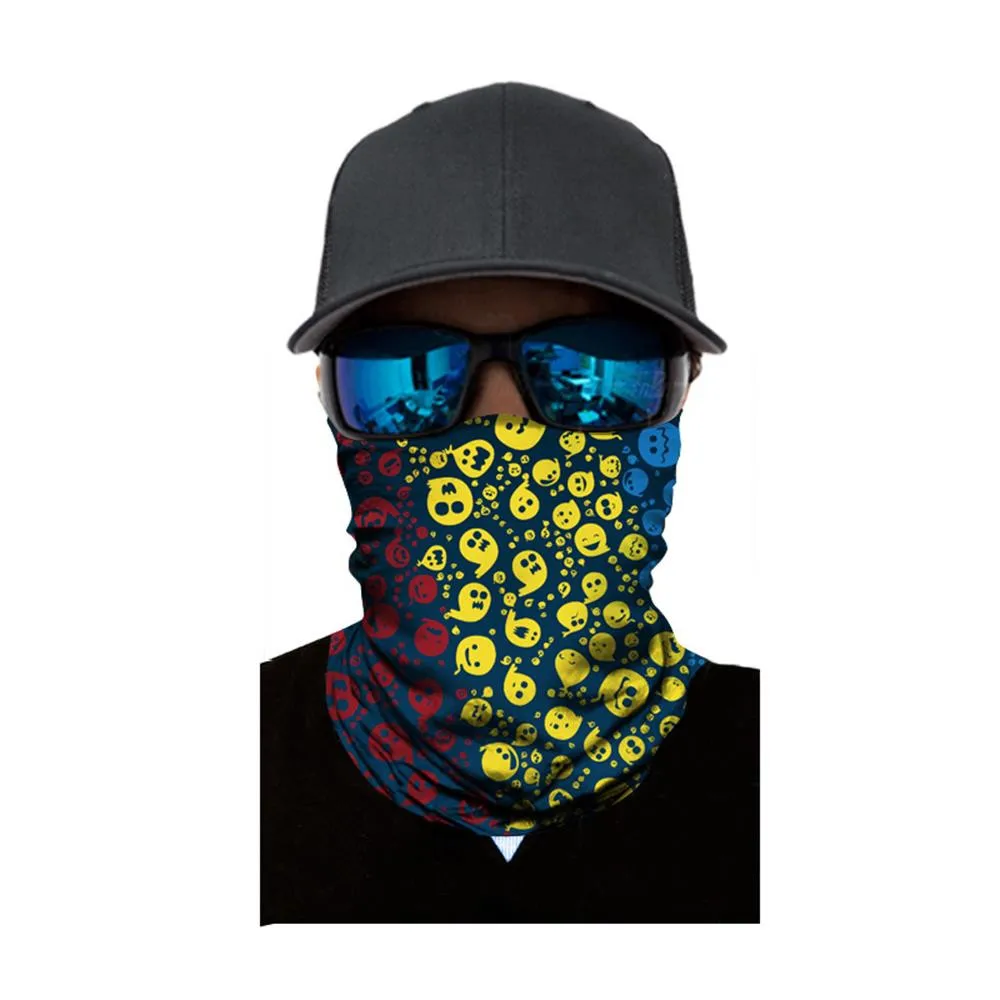 Велосипедная мотоциклетный головной платок шейный теплый череп маска для лица шарф Лыжная Балаклава головная повязка страшная маска на Хеллоуин лицевой щит для улицы - Цвет: 3