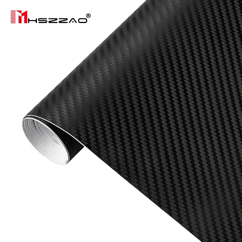 

Carbon Fiber Vinyl Film Car Stickers Waterproof Car Styling Wrap Auto Vehicle Detailing Car accessories Motorcycle 30x127cm 3D