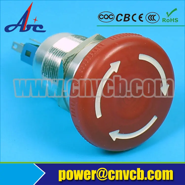 

2260 latching IP67 22mm PA66 pin pe push button switch plastic 22mm switch