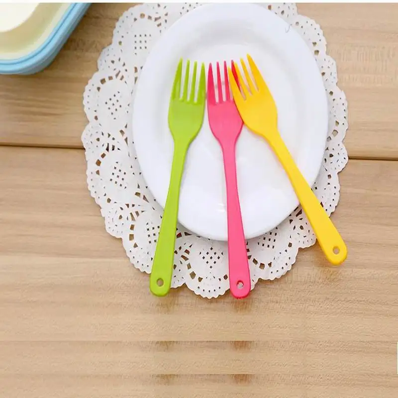 Wholesale 1500Pcs Eco friendly plastic fruit fork birthday plastic