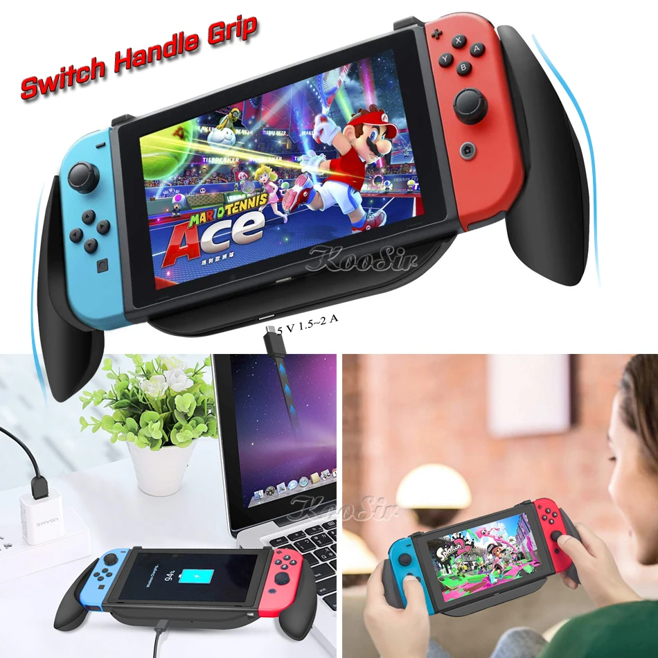 

Nintendos Nintend Switch Console Joy-con Joycon Controller Handle Grip Joystick Gamepad Holder Wheels for Nintendo Switch Games