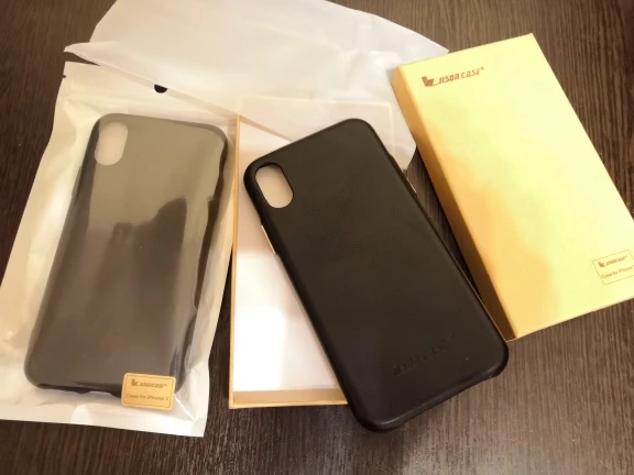 Jisoncase, чехол для iPhone X, чехол из натуральной кожи, Роскошный чехол для iPhone XS, 5,8 дюймов, тонкий дизайн, купите один, получите один, бесплатно