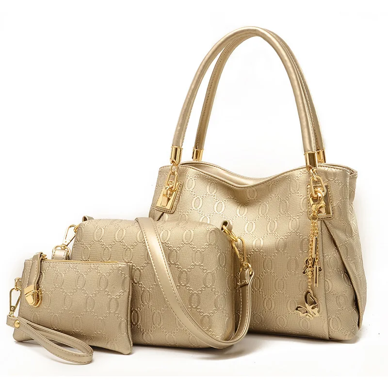

2017 new handbag - three piece suit bag ladies handbag shoulder bag