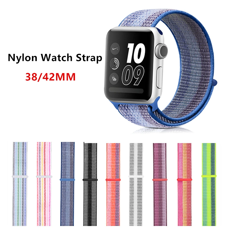 Konaforen Sport Nylon Band For Apple Watch 3 42mm 38 mm Wove Strap iWatch Series 3/2/1 Wrist Bracelet | Наручные часы