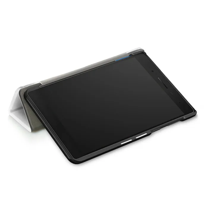 Протектор экрана из закаленного стекла+ ПУ-чехол для lenovo Tab4 Tab 4 7 эфирные TB-7304F TB-7304X " планшета(Tab7 эфирные