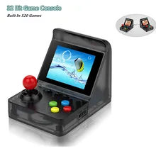 3,0 дюймовый экран 32 бит Ретро игровая консоль встроенный 520 игры портативная игровая консоль для детей Подарки