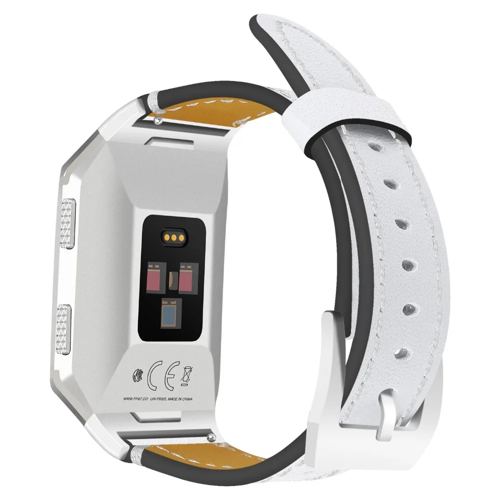 KINGBEIKE Popular Leather Watchband For Fitbit Ionic Watch Band Durable Bracelet Colorful Watch Belt Replacement Men Women Strap KINGBEIKE Popular Leather Watchband For Fitbit Ionic Watch Band Durable Bracelet Colorful Watch Belt Replacement Men Women Strap