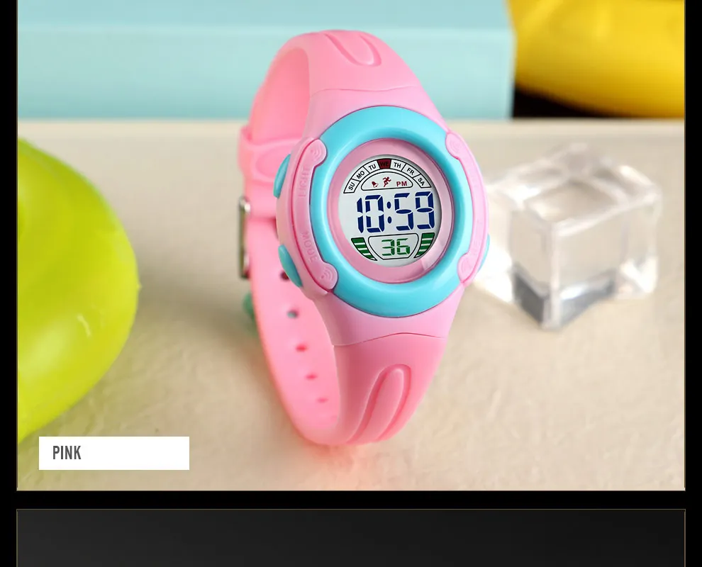 SKMEI детские часы спортивный стиль наручные часы модные детские электронные часы водонепроницаемые 5 бар детские часы montre enfant 1479