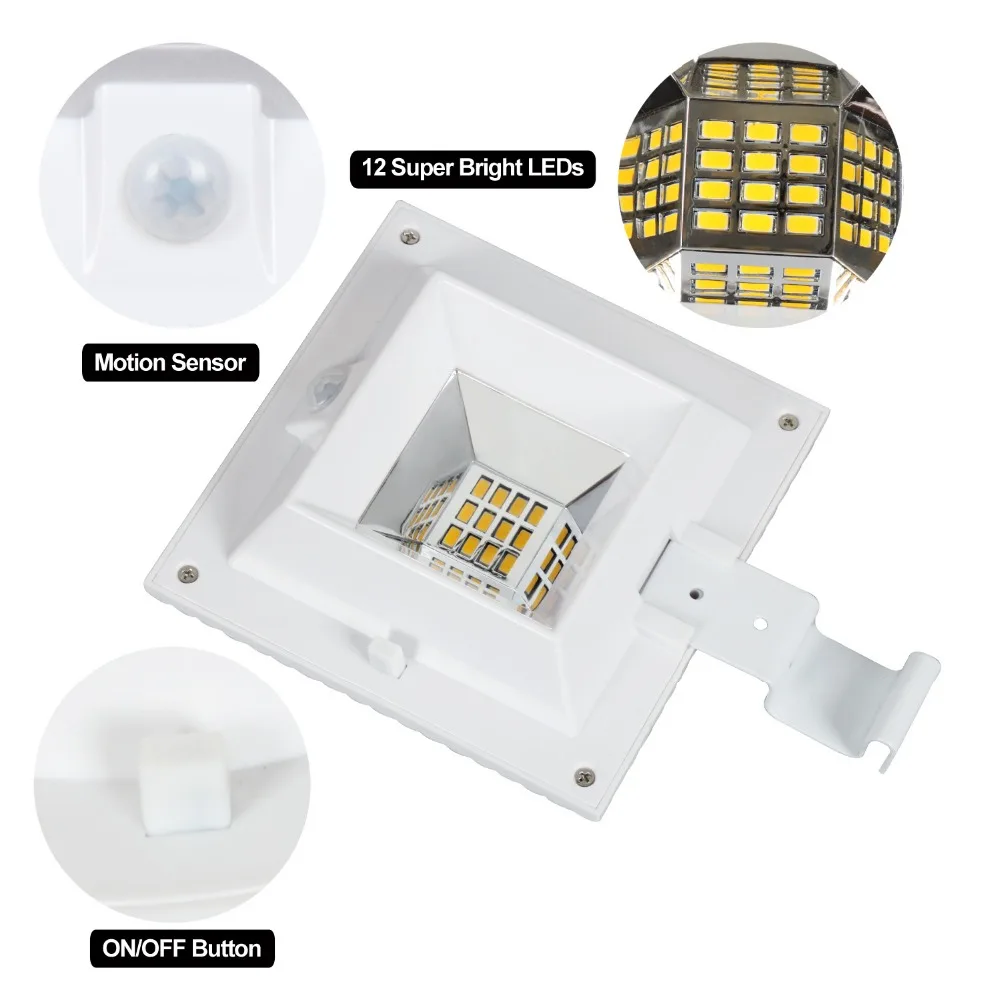Super bright solar gutter lights deals