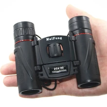 Карман походный бинокль телескоп Telescopio Binoculo 1000 м/6000 м 20X22 черный Мини Охота туризма Зрительная труба портативный