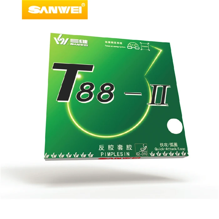 Sanwei T88-II (T88 2, T88-2, T88 ii) пунктов-В Настольный теннис (пинг-понг) резина с губкой