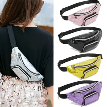 

New Fashion Women Girls Waist Fanny Pack Belt Bag Pouch Bum Bag Travel Sport Small Purse Girls Cool Outddor Waist Packs