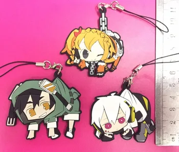 

3pcs/lot project kano shintaro Original Japanese anime figure rubber Silicone sweet smell mobile phone strap/key chain G780