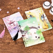 1 шт. китайская ветровая линия книг Красивая Ретро ручной работы креативная Антикварная книга художественная линия блокнот