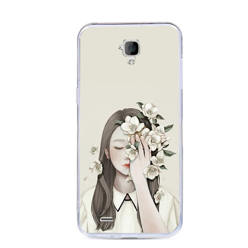 Lamo чехол, мягкий силиконовый чехол для телефона huawei Y560, чехол с цветочным узором для huawei Y560 Y 560 Y5 Y560-L01, чехол на заднюю панель
