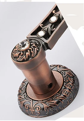 Европейская античная медь прочная деревянная дверь выдолбленный узор шкаф дверная ручка, шкафчик ручка ящика(C. C: 245 мм, L: 300 мм - Цвет: 023-HG