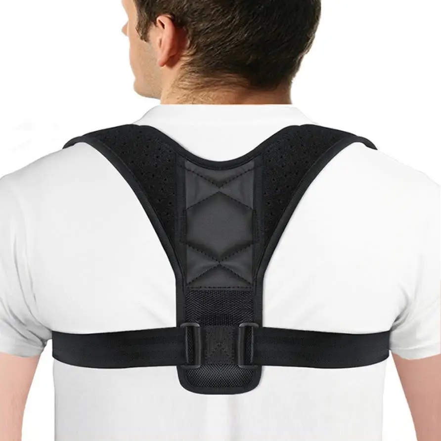 Back Correct Humpback Muscle Spasm Posture Clavicle Corrector Brace