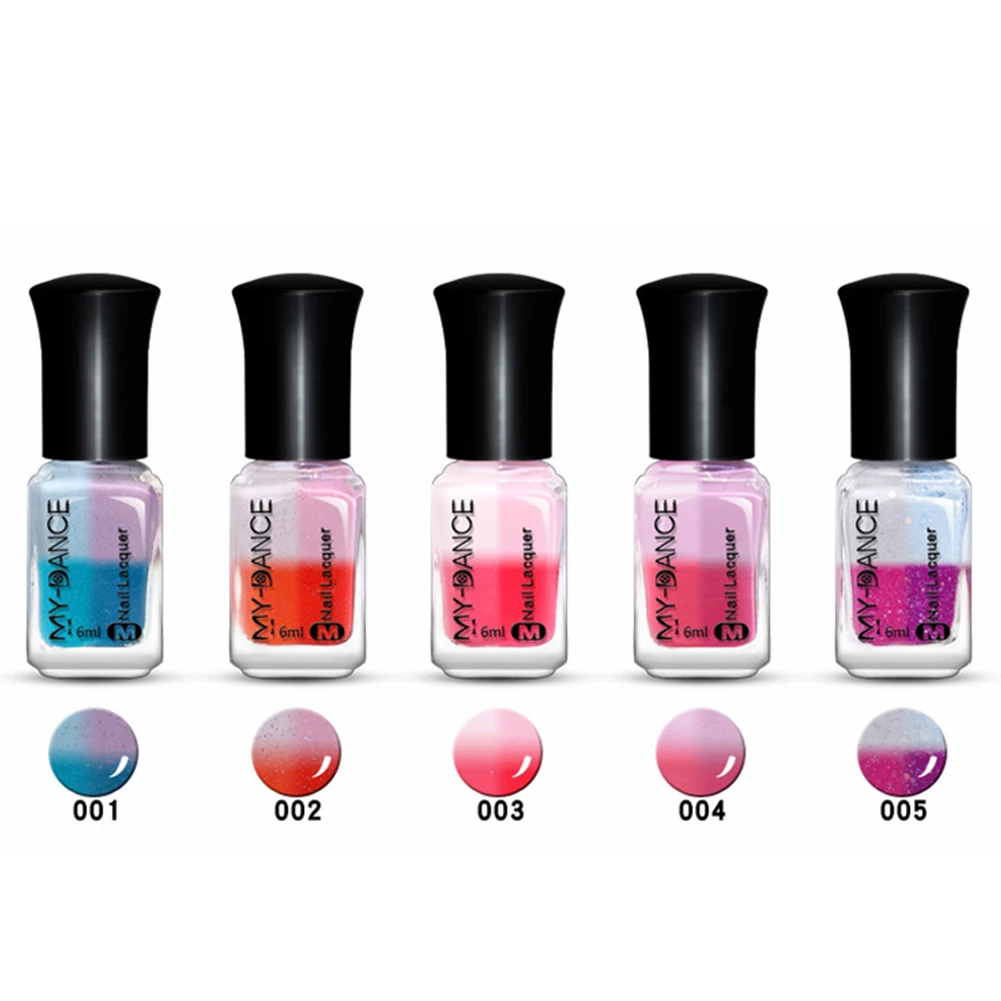 Aliexpress Buy 6ml Peel Off Temperature Color Changing Nail Art 