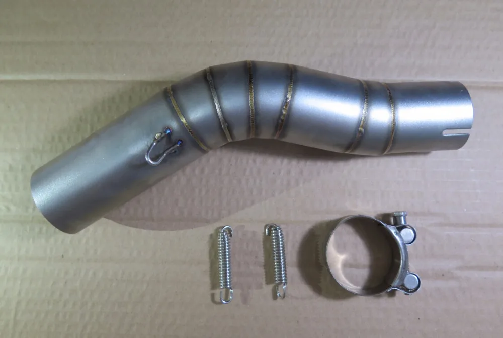 Motorcycle Mid Pipe Link pipe for GSXR1000 GSXR 1000 stainless steel materialin Exhaust