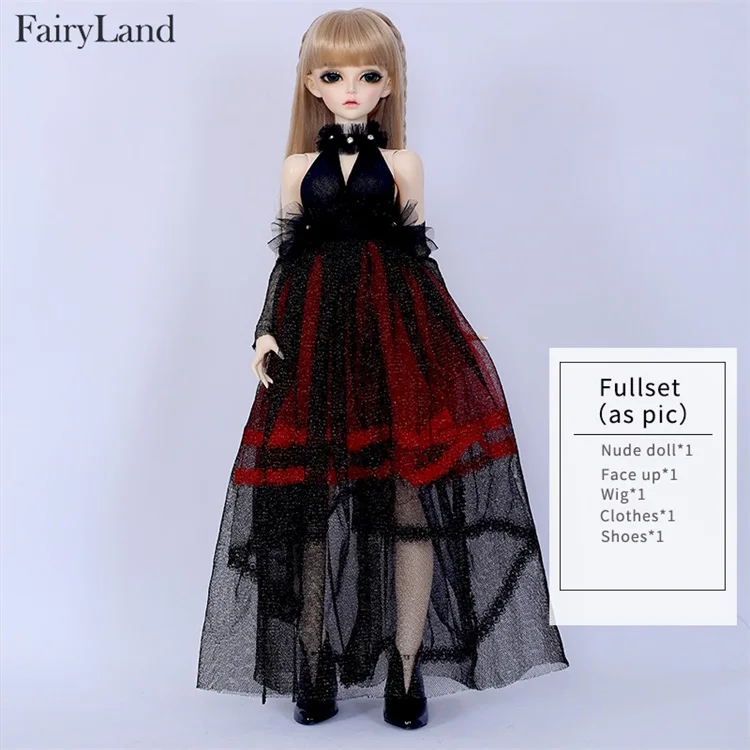 Fairyland feeple60 Fairyline 60 РИА 1/3 BJD куклы из смолы SD игрушки для детей друзья Сюрприз подарок для мальчиков девочек день рождения - Цвет: Fullset in NS as pic