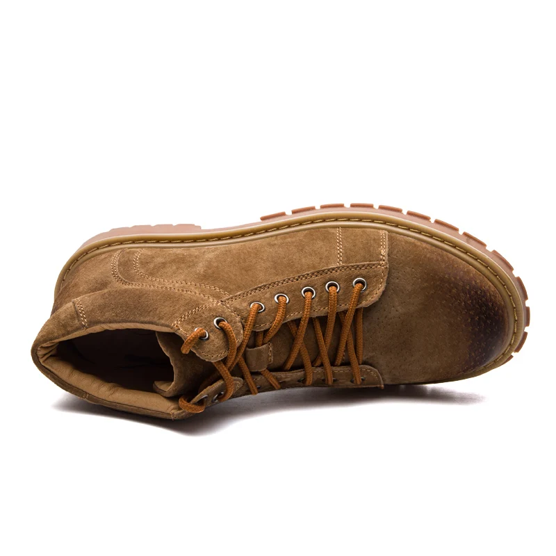 Moda Genuínos Preto cinza Homens Boots Couro Cowboy Ankle Botas marrom De Vestido Britânico Rendas Até Sapatos Inverno Ramialali Ocidental Casuais PdT1Hxqd
