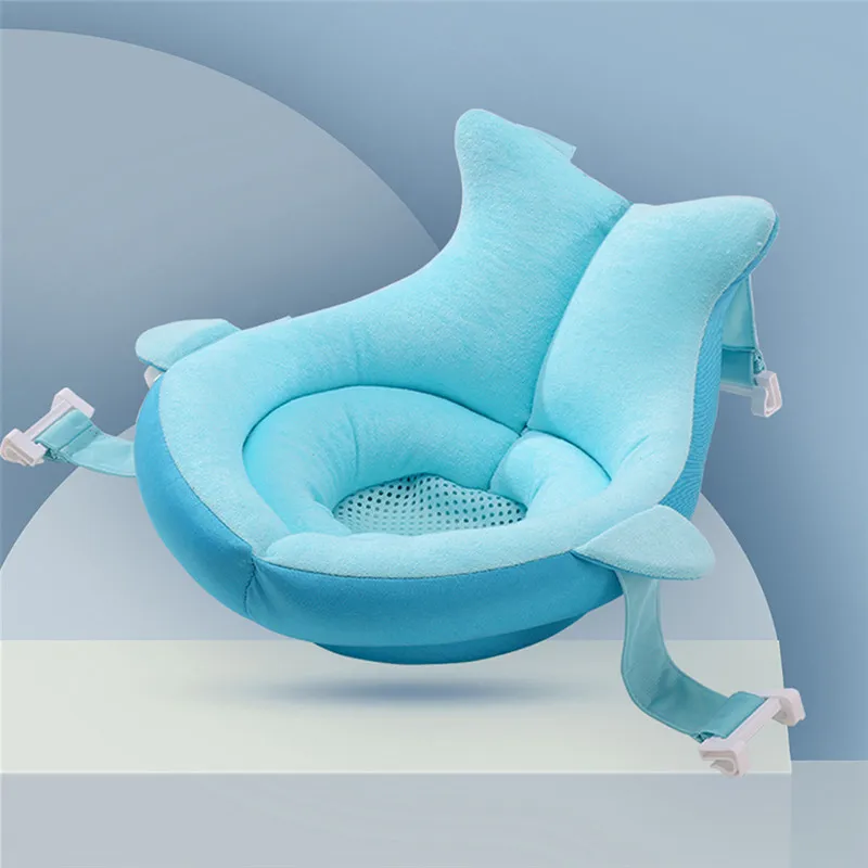 Регулируемый плавающий коврик для ванной для новорожденных, детская ванночка, полка для стульчак для ванной, подушка