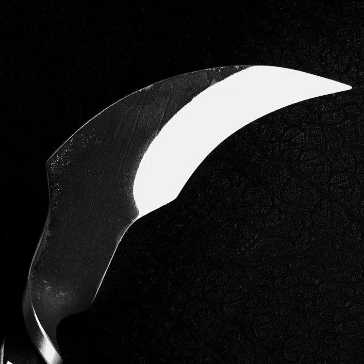 Фиксированный karambit Кемпинг многофункциональный инструмент для выживания тактический карманный нож холодная сталь мачете Ручная ковка твист клинок в форме клешни ножи