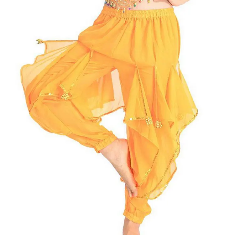 Египетский Болливуд, 8 цветов, юбки для танца живота, юбка-качели, брюки для танца живота, профессиональный костюм, индийские штаны для танца живота