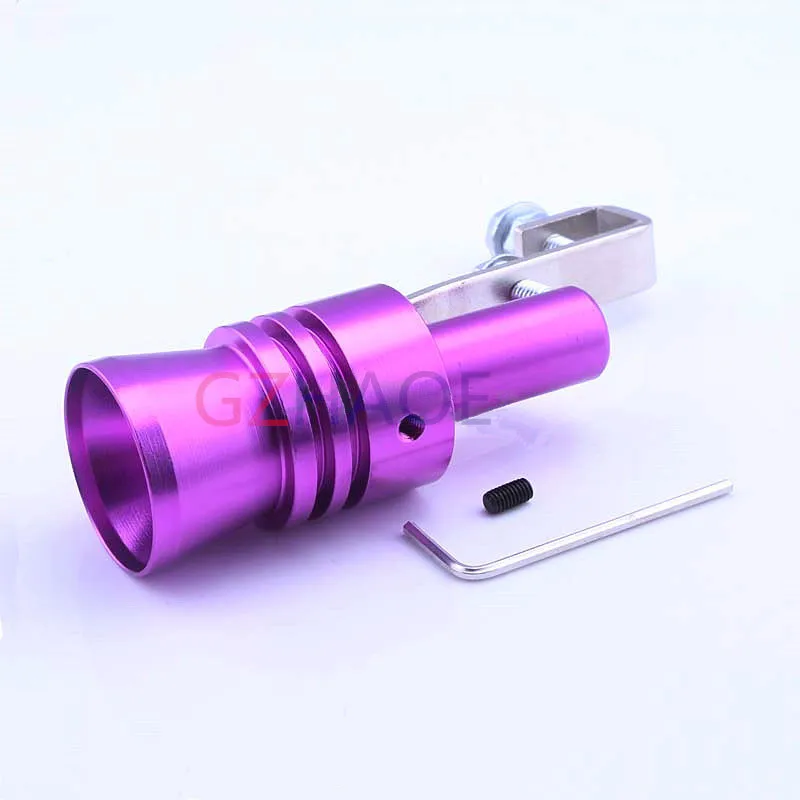 

Multiple color options Universal Turbo Sound HOT Whistle Exhaust Pipe Tailpipe BOV Blow-off Valve Simulator Aluminum Size: X